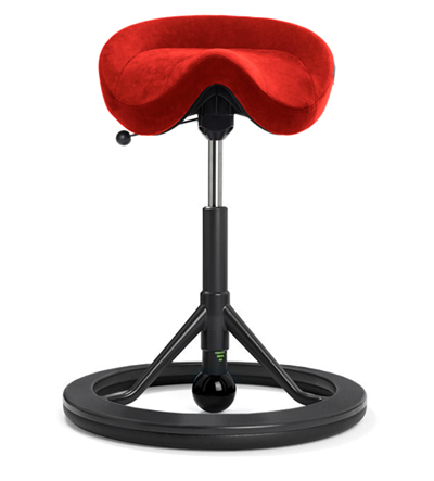 Backapp Smart, Black Grey, Alcantara Goya Red, Black Ball